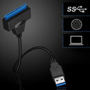 USB 3.0 to SATA7+15pin Hard Disk Cable Converter 2.5 Inches SSD Hard Disk