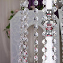 Crystal Acrylic Clear Bead Chandelier Garland Hanging G6C3 3.3 FT Decor W1A6