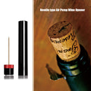 Air Pump Red Wine Opener Pin Jar Cork Remover Air Pressure Corkscrew (Red) Newly