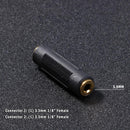 2pcs 3.5mm Jack Female to Female Audio Coupler Adapter Converter Connector