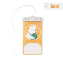 Universal Cartoon Phone Waterproof Bag Touch Screen Sealing Pouch (Bear)