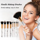 Makeup Brushes Set of 9, Professional Eyesshadow Brush Marble Pattern Brushes