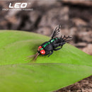 Insect Crank Bionic Bait Fly Trout Fishing Lures Woolly Worm Brown Caddis