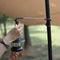 #A Light Stand Holder Hooks Stainless Steel Portable Camping Tent Pole Lamp Hang