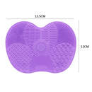 Durable Makeup Brush Cleaner Mat Easy Clean Washing Tool Scrubber Cleaning Pad