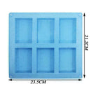 Rectangle Food Grade Silicone Soap Mold Cake Mould Making Q9W6 Soap AWDE L3I4