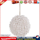 Wipe Hands Towel Ball Super Absorbent Fast Drying Chenille Towels (White) Newly