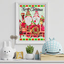 5D DIY Diamond Drawing Christmas Train Goblin Full Round Drill Decor (B5048)