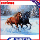 5D DIY Full Square Drill Diamond Painting Horse Cross Stitch Mosaic Picture Kits