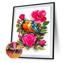 Flower and Parrots 5D DIY Diamond Painting Full Square Crafts Rhinestone Pict