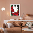 5D DIY Full Round Drill Diamond Painting Rose Dove Mosaic Kit Rhinestone Gift