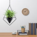 Hanging Flower Pot Hanger Chain Iron Planter Basket Holder Home Decor (A) Newly