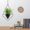 Hanging Flower Pot Hanger Chain Iron Planter Basket Holder Home Decor (A) Newly