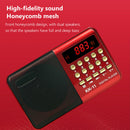 K11 Handheld Digital FM MP3 Player Speaker Devices Mini Portable Radio Recorder