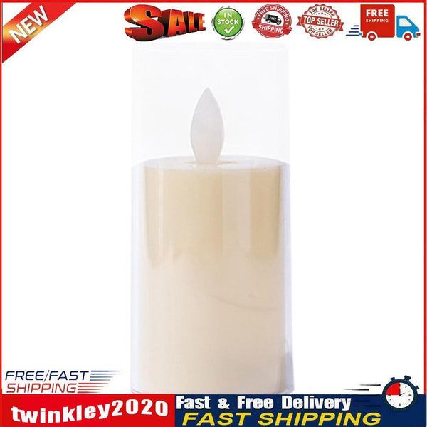 Flameless Candle Lights Electronic Tealight Wedding Home Decor (5x12.5cm) Newly