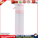 650ML Spray Water Bottle with Handle Plastic PC Frosted Space Cup (Pink) Newly