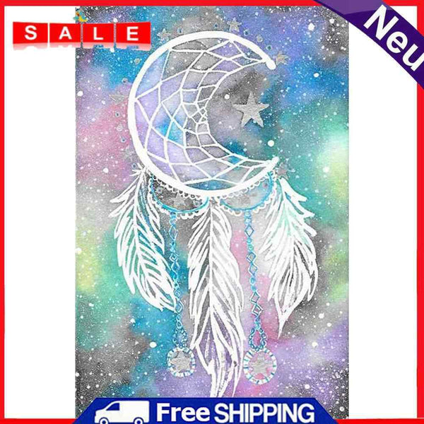 5D DIY Full Drill Diamond Painting Dreamcatcher Cross Stitch Kits Bedroom Decor