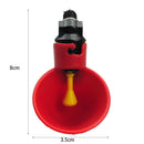 5pcs Bird Coop Poultry Chicken Drinker Water Drinking Bowl Cups Poultry Tools