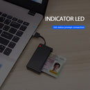 USB Smart Card Reader Bank Card IC ID EMV DNIE SIM Adapter for PC Computer