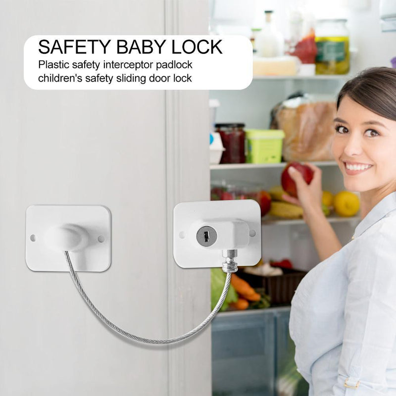 Baby Child Safety Locks Plastic Safe Window Restrictor Infant Security Lock