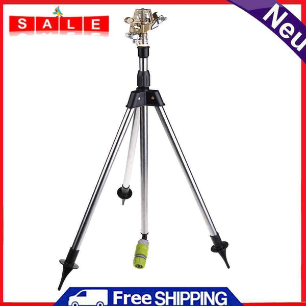 Garden Irrigation System Stainless Steel Tripod Impact Sprinkler Gar
