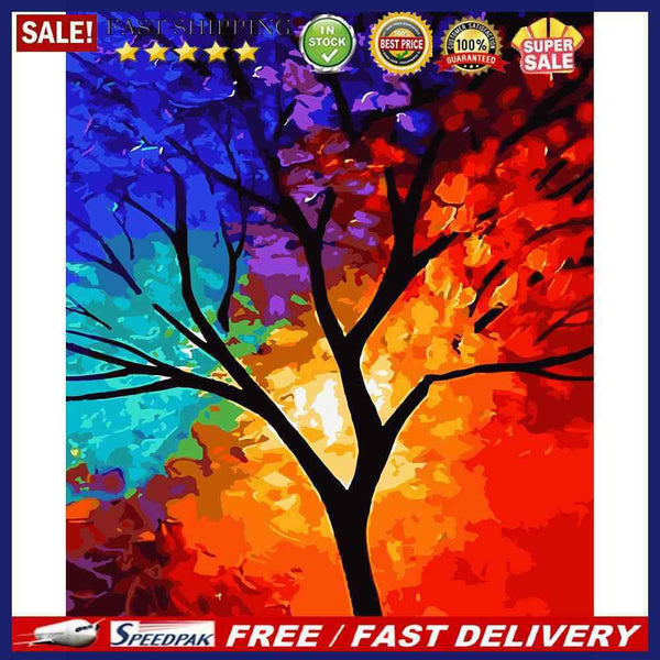 40x50cmNight Scenery Oil Paint By Numbers Picture DIY