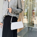 Fashion Women Casual Stone Pattern Solid Color Small Purse Shoulder Underarm Bag