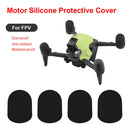 Motor Cover Silicone Motor Cap Protector for DJI FPV Accessories (Black) Newly