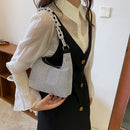 Women Fashion Sparkling Shoulder Bags Glitter Shiny Ladies Chain Totes Handbags