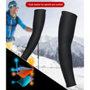 Elastic Fleece Elbow Protective Pad Fitness Skiing Crashproof Warmer Arm Guard