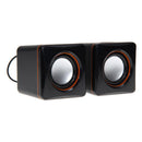Mini Speakers 3.5mm Mini Stereo Audio Speaker Subwoofer Speakers f