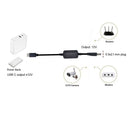 LED Light USB C Conveter 2.5/3.5/4.0/5.5mm Adapter Type C Cable PD to DC 12V