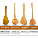 1Set Wooden Cooking Rice Spatula Scoop Non-stick Hand Shovel Wok Kitchen T1L8