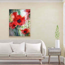 Diamond Painting 5D Full Square Drill Mosaic DIY Red Flower Kit for Bedroom