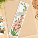 14CT 2 Strands Double-Side Cross Stitch Month Counted Bookmark (August)