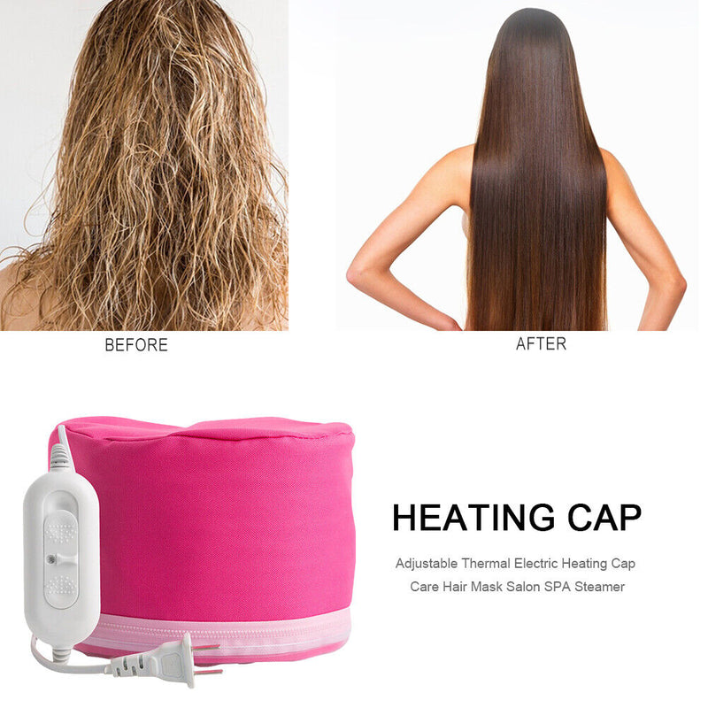 Thermal Female Heating Hair Cap Household Baking Oil Nourishing Treatment Cap