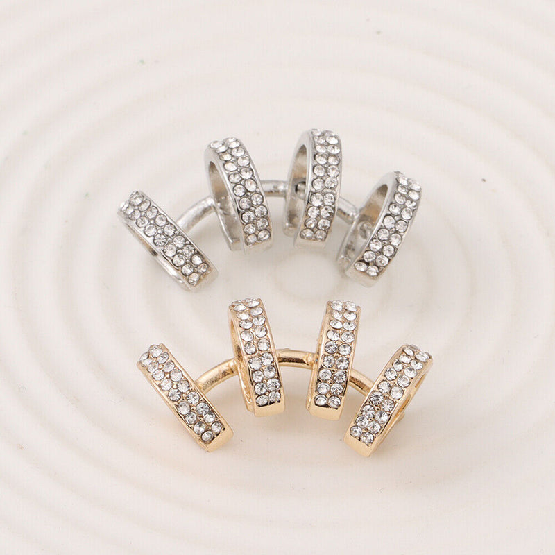Women Men Alloy Non Piercing Geometric Ear Clip Tragus Earrings Ear Cuff