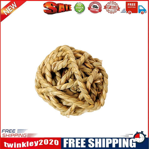 Hamster Rabbit Chewing Molar Grass Ball Small Animals Pet Tooth Clean Balls