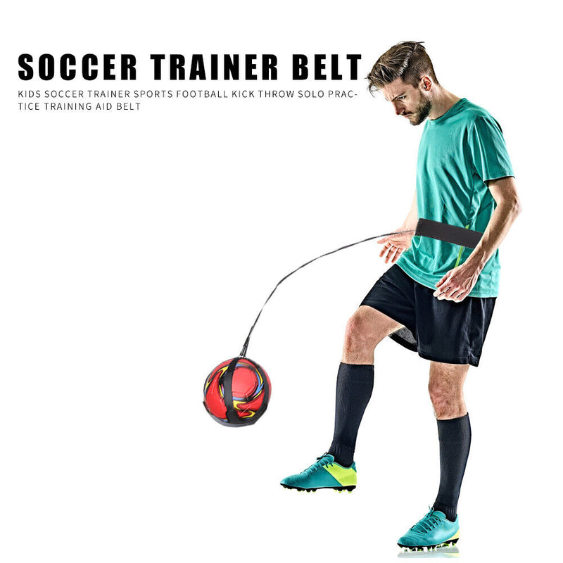Soccer Ball Juggle Bags Football Training Kick Kids Trainer Circling Belt
