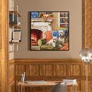 Full Embroidery Printed Warm Home DIY Cross Stitch Kits 14CT Needlework Gift