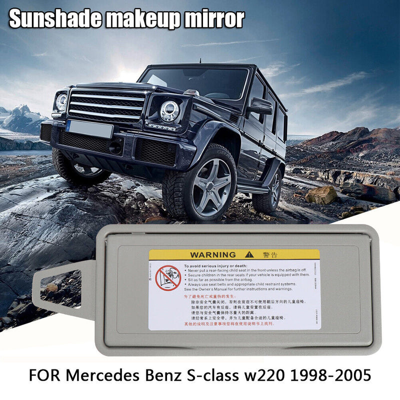 Sun Visor Shade Mirror Board for Benz S-Class W220 Indoor Car Replacement