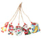 Christmas Diamond Pendant 5D DIY Mosaic Kit Double-Sided Rhinestone Decorations