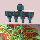 4 Way Pants Splitters Drip Garden Irrigation 1/2 3/4 inch Water Pipe Connector