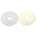 4pcs Metal Cutting Dies Stencil for DIY Scrapbooking Photo (Elliptical Star-2524)