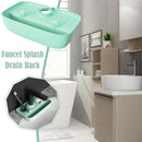 Faucet Splash-Proof Draining Rack Silicone Kitchen Sink Collection Pad Non-Slip.