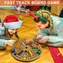 Fast Track Board Games - Wooden Board for Teens Intellectual Development