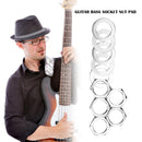 3/8 inch Guitar Bass Socket Nut Gasket Musical Instruments Jack Washer Nuts
