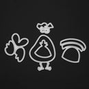 5pcs DIY Cock Metal Cutting Dies Scrapbooking/Photo Album Embossing Stencil