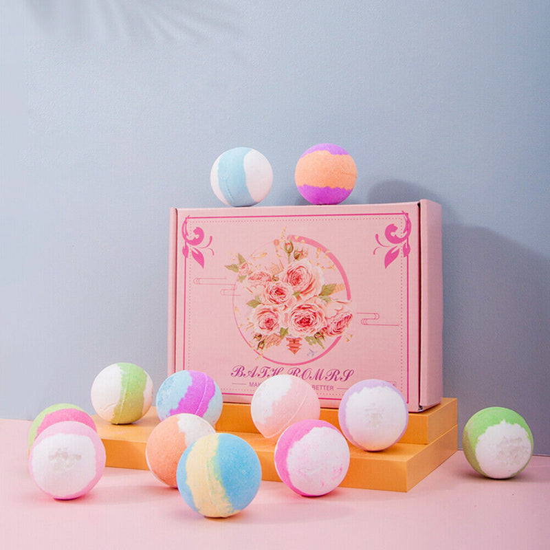 1 Box Whitening Bubble Bath Ball Bathroom Accessories Handmade Salt Ball Bombs