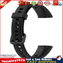 Soft Silicone Strap Wristband Band for Huawei Band 4/Honor Band 5i (Black) Newly